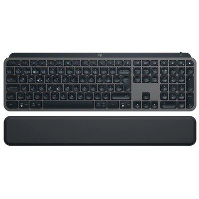 Logitech MX Keys S - grafitowy + podpórka 920-011589