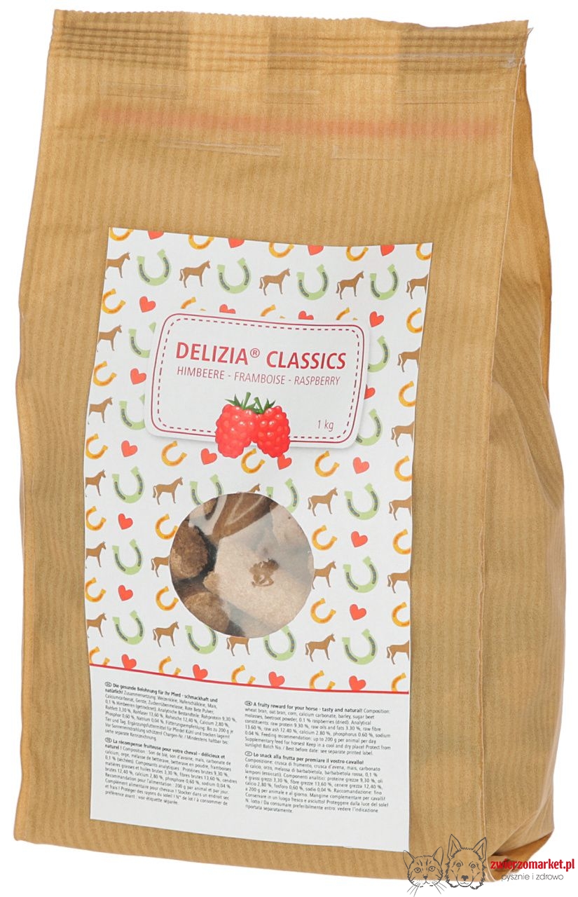 KERBL Smakołyki dla konia Delizia Classic, lukrecja 1kg [05-9169]