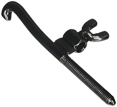 LP Latin Percussion Tension Hook Conga Mic Lug Galaxy and Palladium Brushed Nickel; LP972M-BN