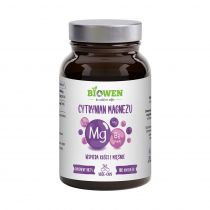 Biowen Cytrynian magnezu 825 mg z witaminą B6 (P-5-P) suplement diety 100 kaps.