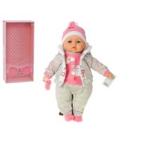 Lalka bobas z polskim dźwiękiem 45cm w pudełku 565258-571754 Adar
