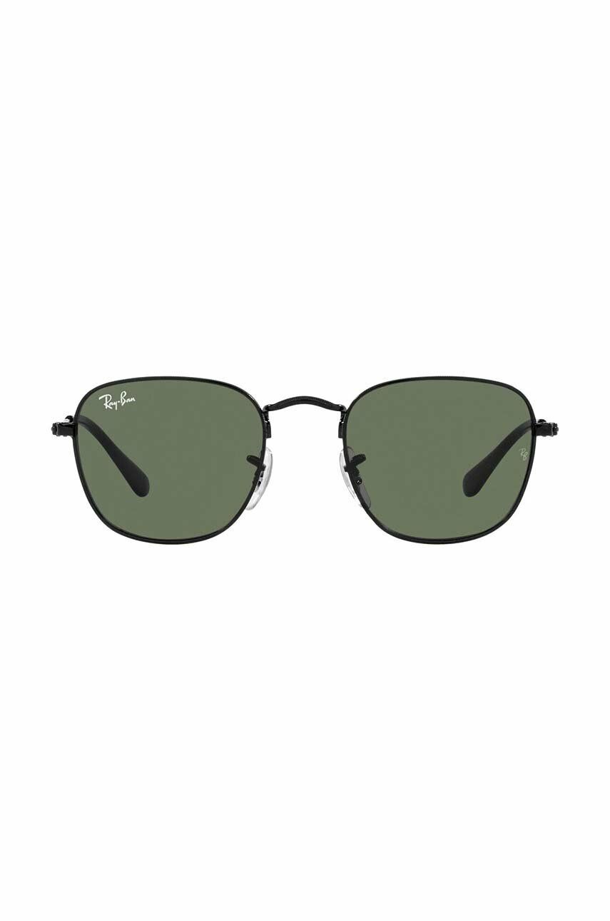 Ray-Ban okulary przeciwsłoneczne dziecięce Frank Kids kolor zielony 0RJ9557S