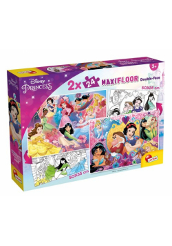 Puzzle Maxifloor Double-Face Ksieżniczki 2x24