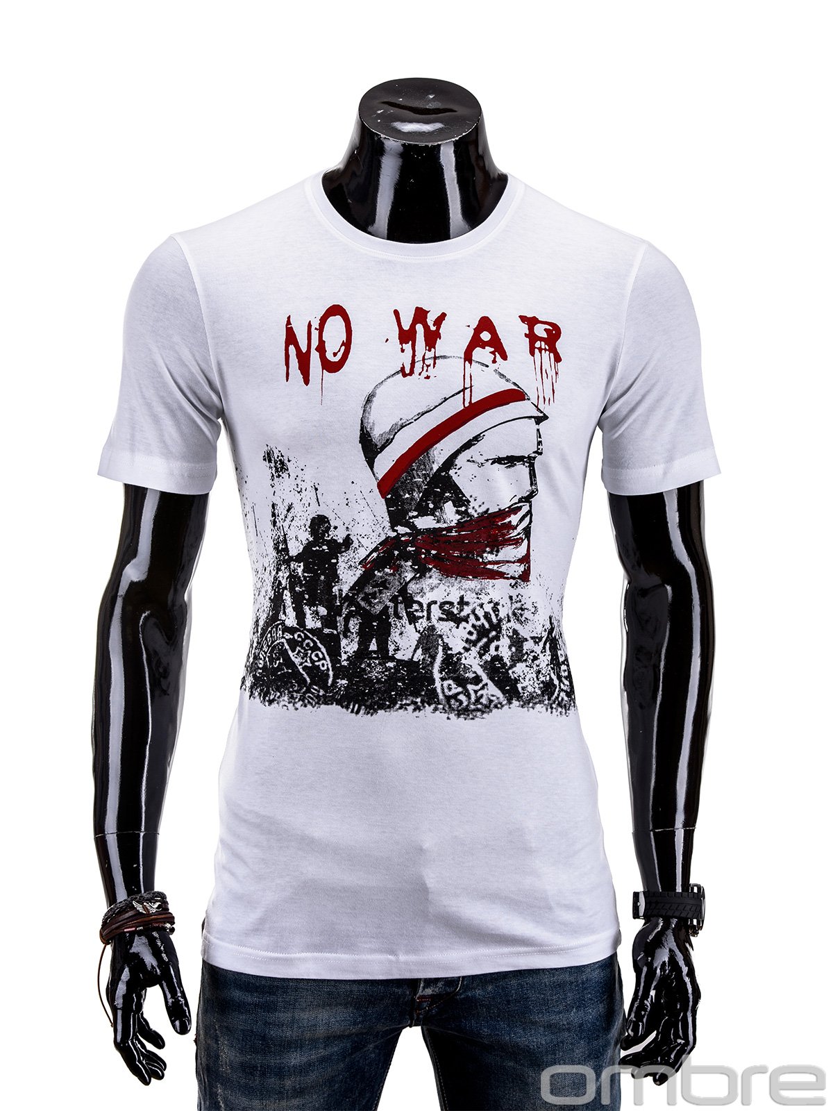 T-shirt - biała S531