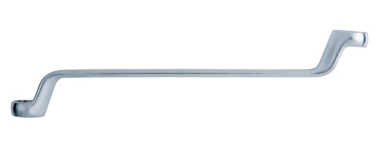 KS Tools 5170853 Classic podwójny klucz oczkowy, odsadzony, 21 MM X 24 MM 4042146558133