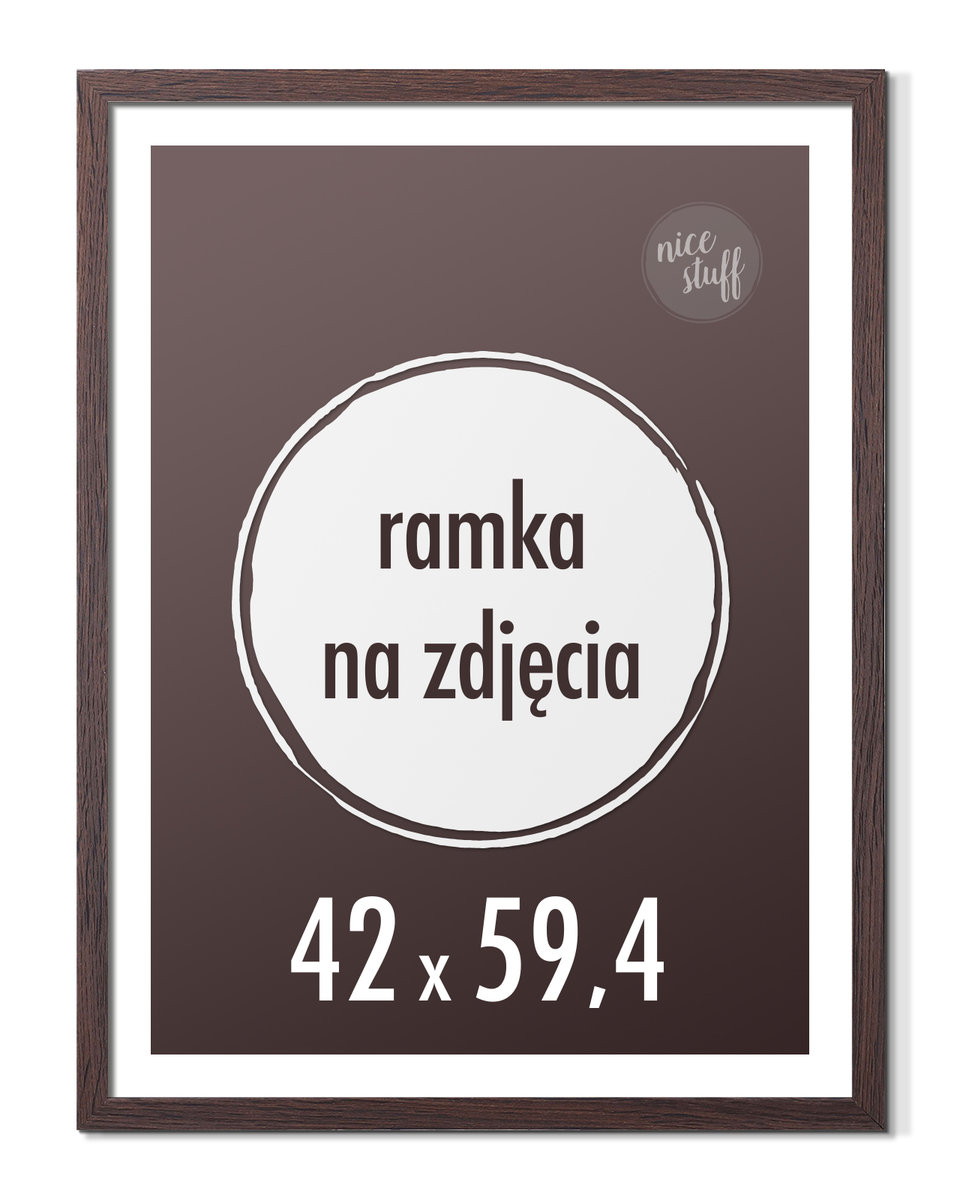 Ramka A2 42x59,4 ramki na zdjęcia 59,4x42 wenge