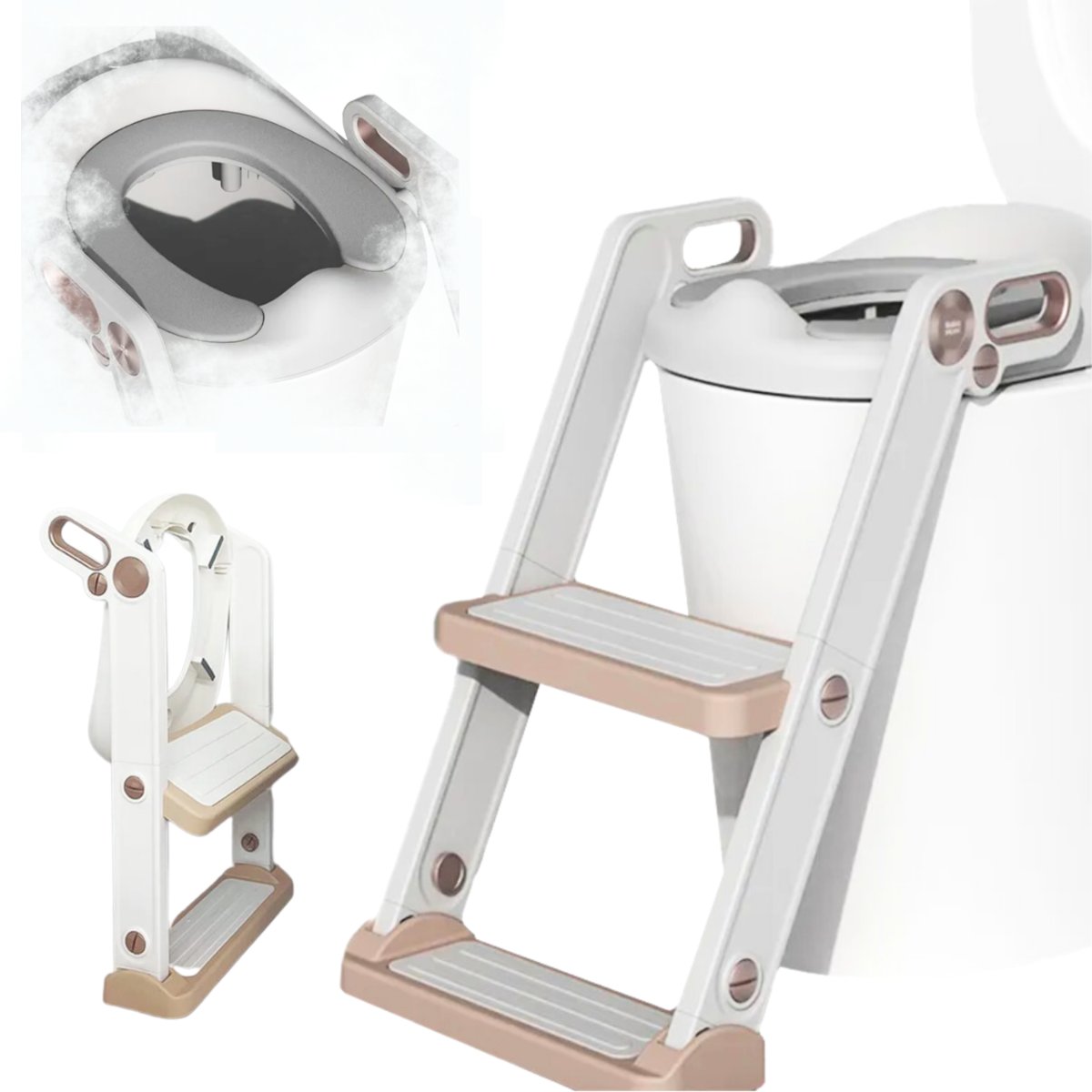 Nakładka na deskę sedesową z drabinką, schodki WC