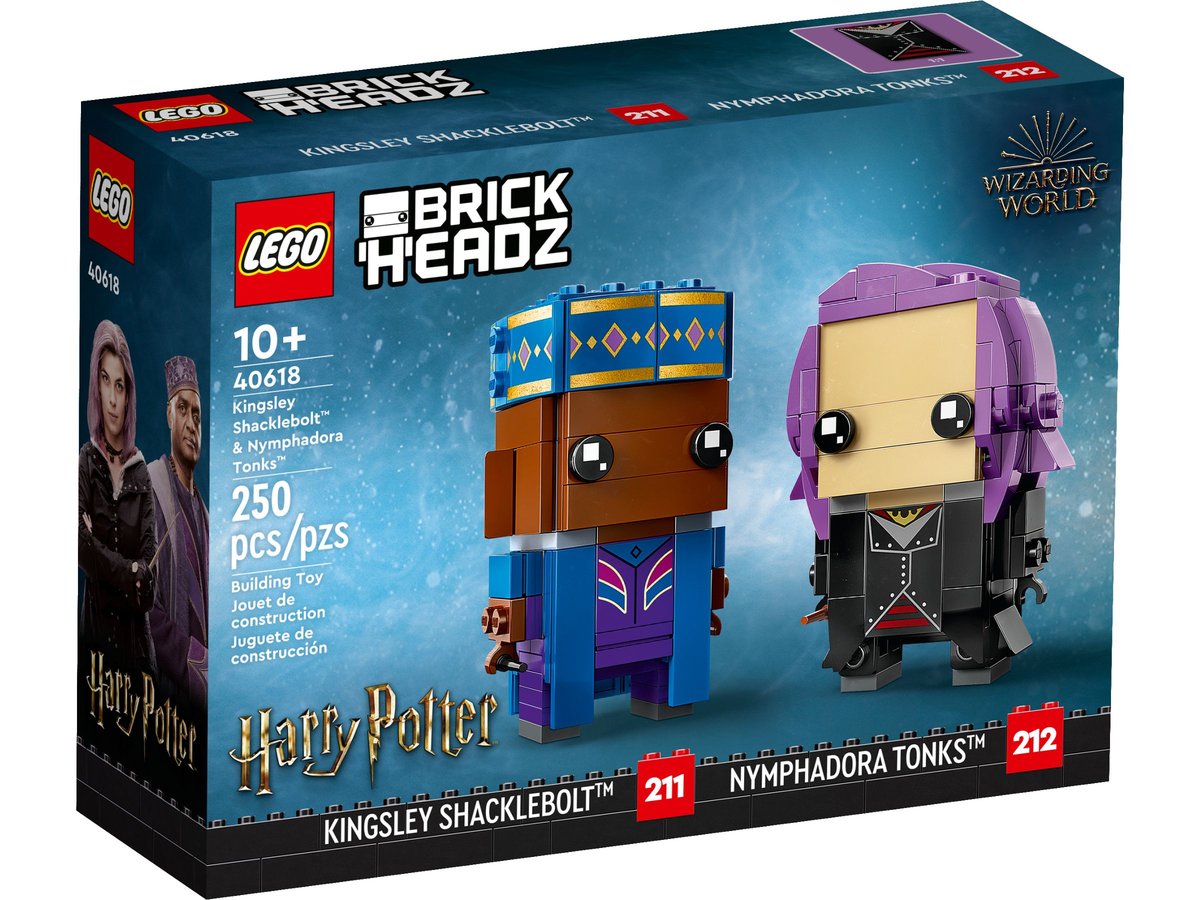 LEGO BrickHeadz - Kingsley Shacklebolt i Nimfadora Tonks 40618