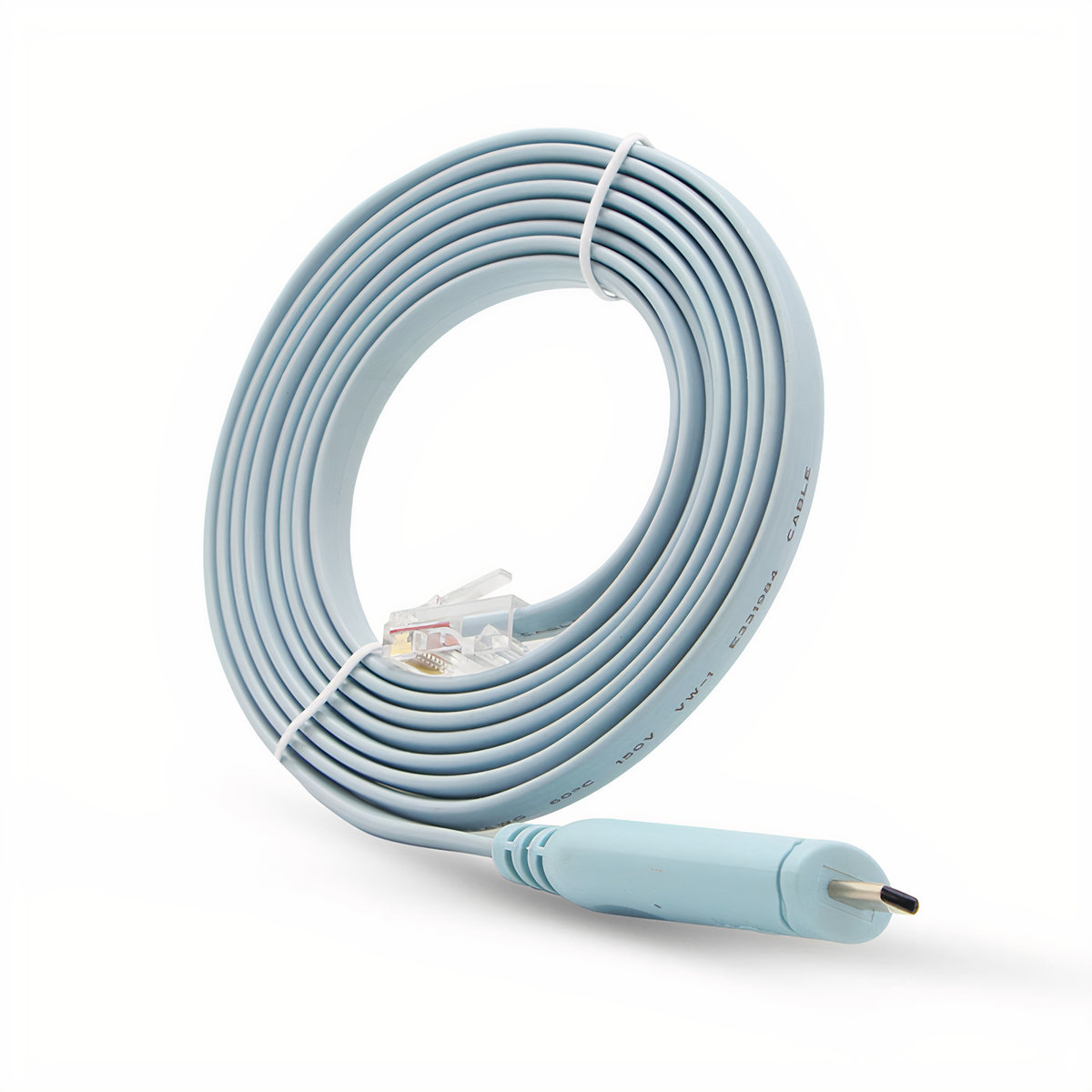 Kabel konsolowy Cisco USB-C do konfiguracji routerów przełączników