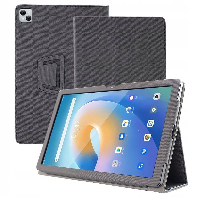 ETUI SMARTCASE LICHI do Doogee T10 10.1 czarne