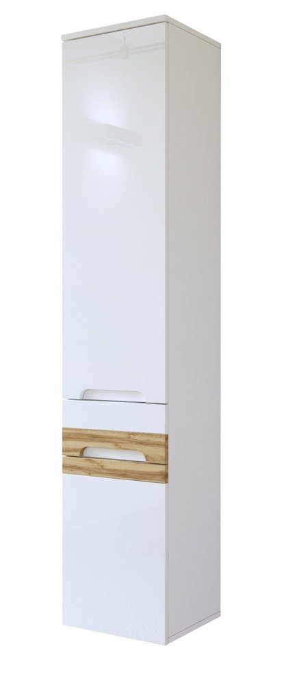Szafka Wysoka biały połysk Galaxy White