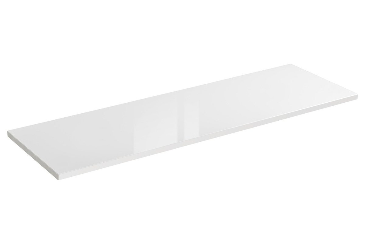 Comad Capri White blat 140 cm naszafkowy biały połysk CAPRIWHITE893FSC