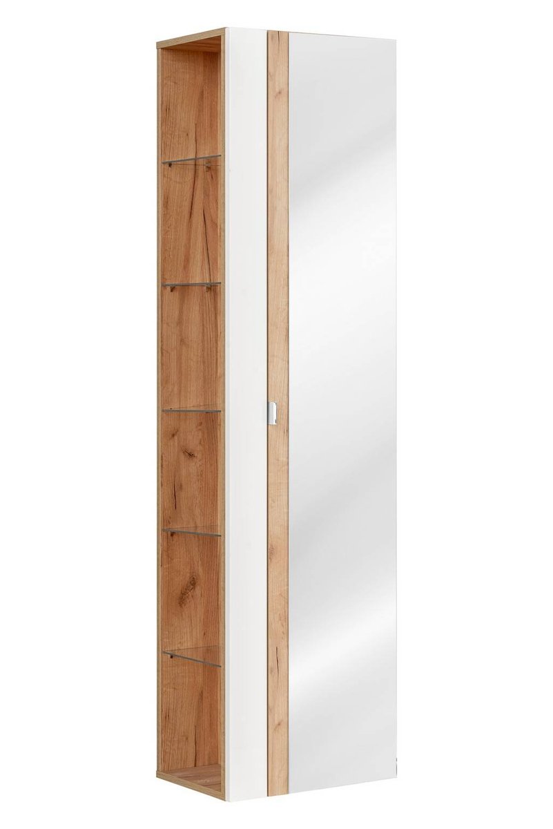 Słupek Łazienkowy Z Lustrem 45 Comad Capri White