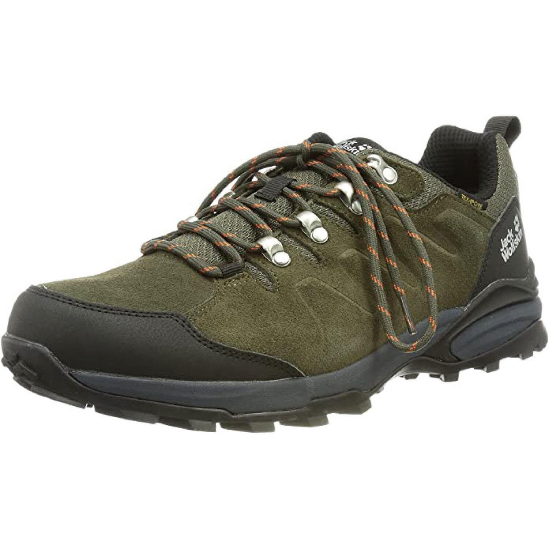 Jack Wolfskin Buty turystyczne męskie REFUGIO TEXAPORE LOW M Khaki / Phantom
