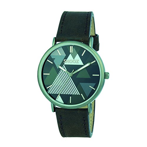 Snooz Męski analogowy zegarek kwarcowy ze skórzanym paskiem Saa1041-68, pasek