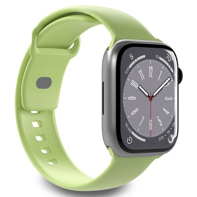 PURO ICON - Elastyczny pasek do Apple Watch 38/40/41 mm (S/M & M/L) (Matcha Green)