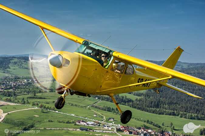 Lot samolotem nad Zakopanem