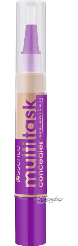 Essence - Multitask Concealer - Wielozadaniowy korektor w pędzelku - 3 ml - 25 - WARM HONEY