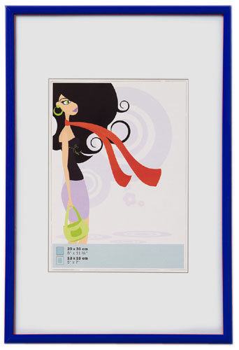 Walther KV030L New Lifestyle plastikowa ramka na zdjęcia, 20 x 30 cm, niebieska KV030L