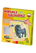 wypukła malowanka konik fryzyjski
