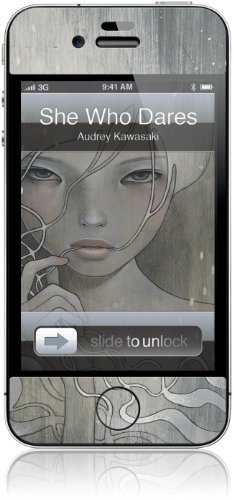 GelaSkins Zierschutzfolie für iPhone 4 - She Who Dares