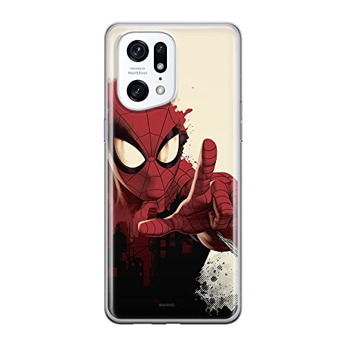 ERT GROUP etui na telefon Oppo FIND X5 PRO, case oryginalny i oficjalnie licencjonowany przez Marvel, wzór Spider Man 006, optymalnie dopasowane, plecki z TPU