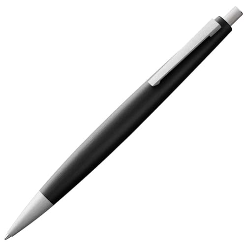 Lamy 2000 długopisów czarny z czarnego poliwęglanu i stali nierdzewnej, w zestawie wkład o dużej pojemności M 16 M, czarny, odporny na dokumenty