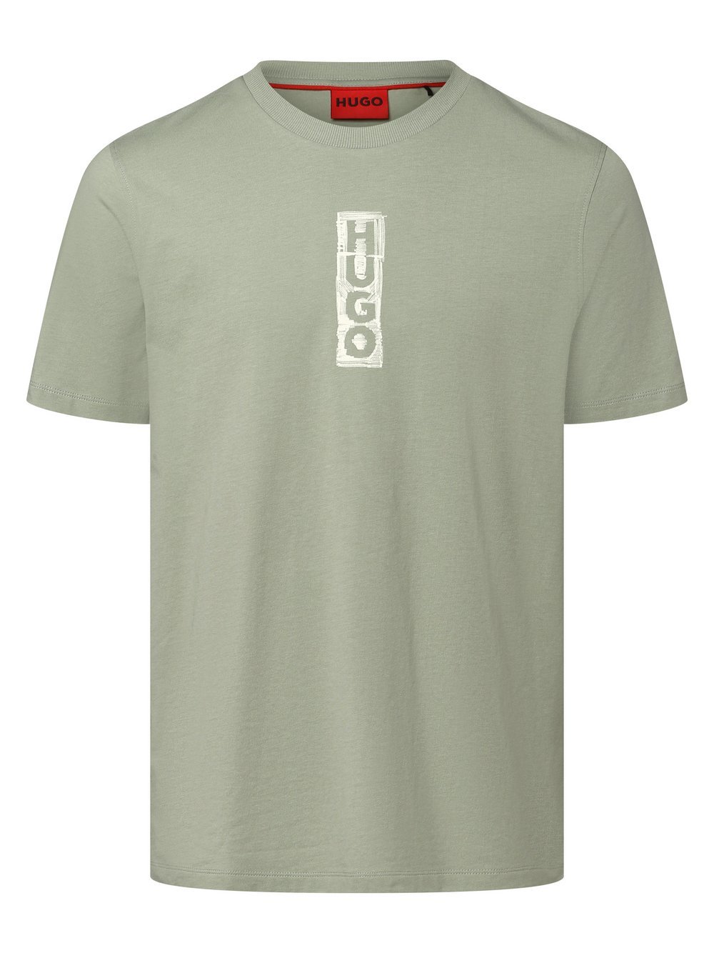 HUGO - T-shirt męski  Dalbula, zielony