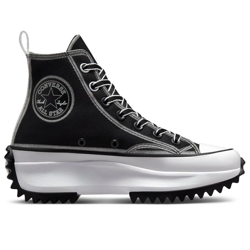Buty Converse Run Star Hike Platform Outline A03955C - czarne