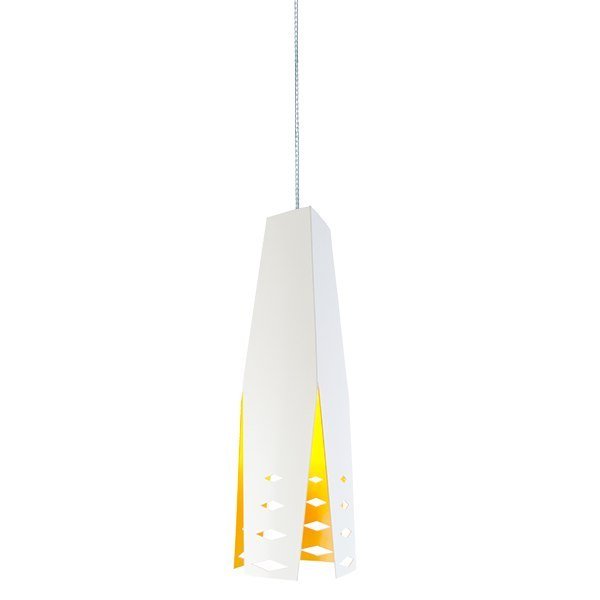 D2.Design Lampa wisząca Origami Design 2 biel/pom 84121
