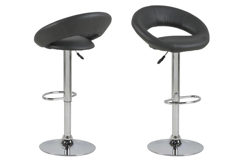 Hocker ACTONA Plump, ciemnoszary, 100x56x50 cm