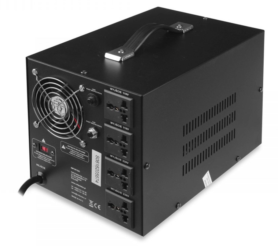 EMC Konwerter 230v 110v 3000w zasilacz