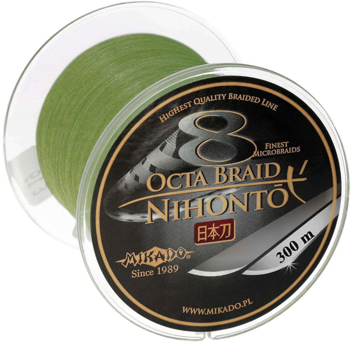 MIKADO Plecionka Octa Braid 0,18mm 300m Green