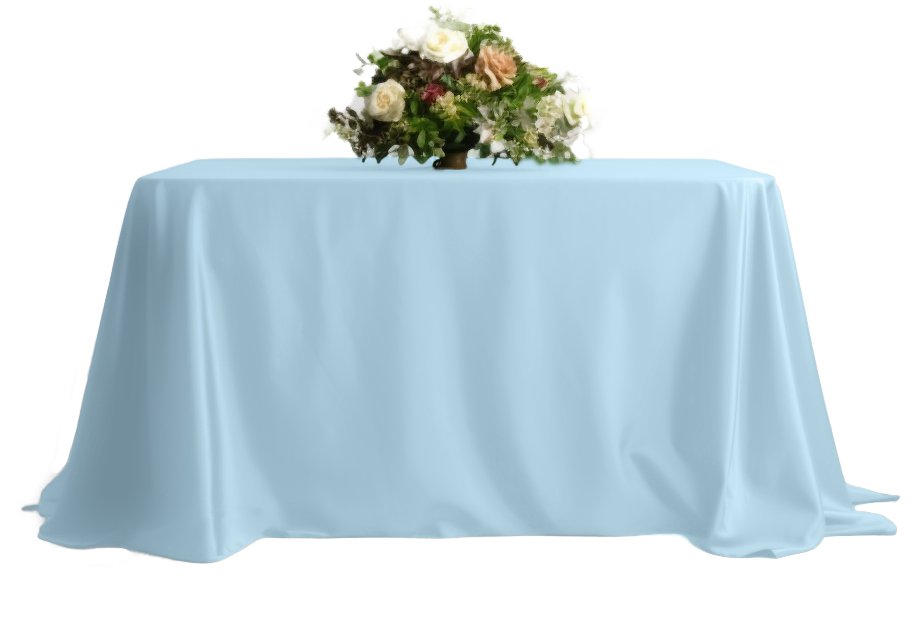 obrus stół 230x230cm wesele bankiet klasyczny obrus BŁĘKITNY stół 230x230cm