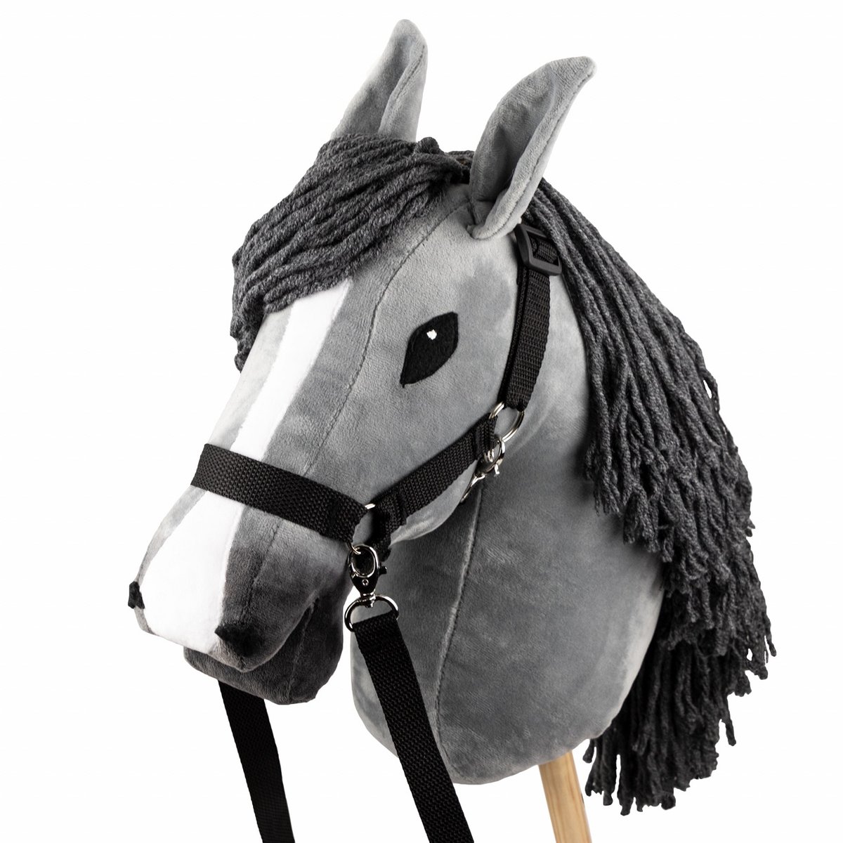 Koń na kiju Hobby Horse Skippi szary