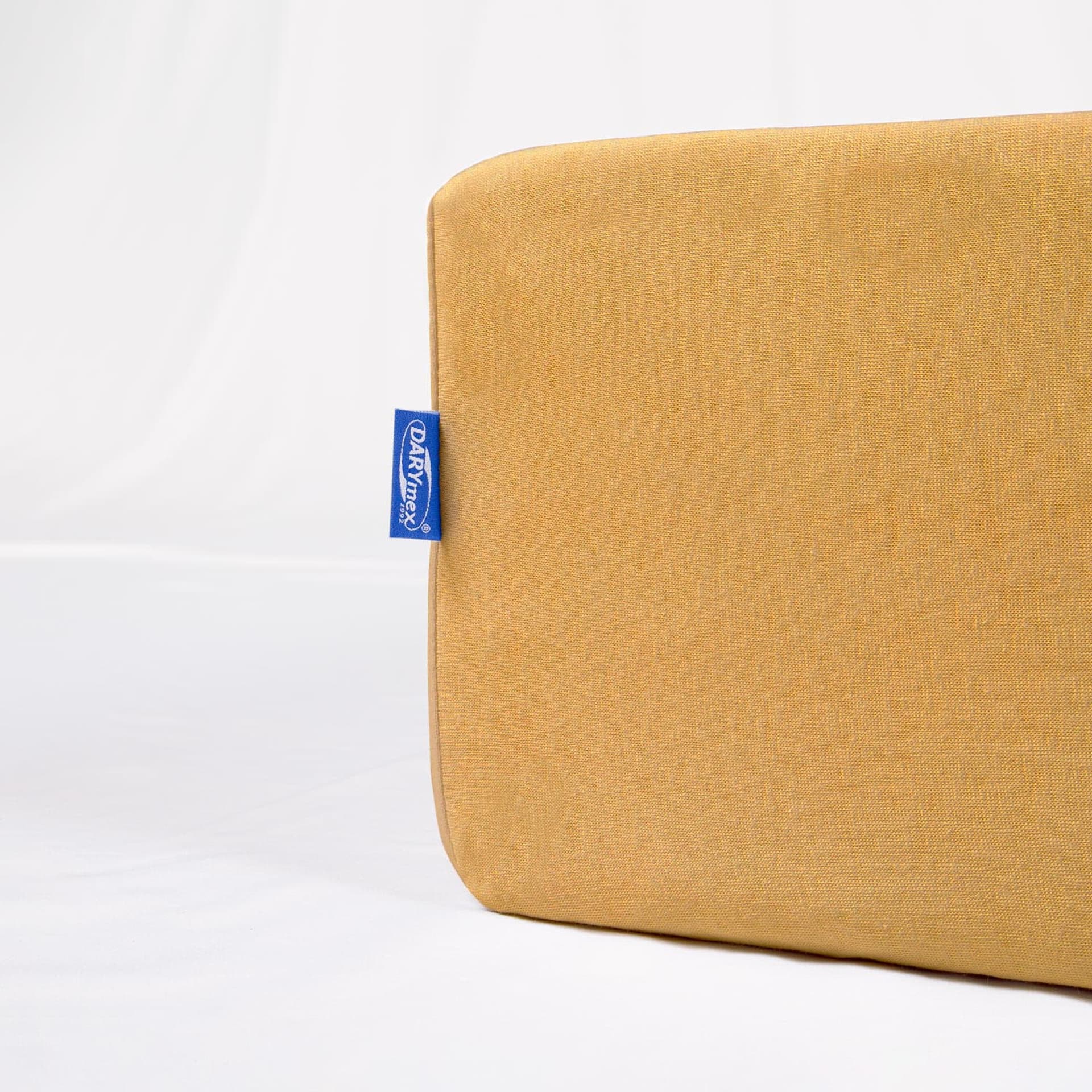 Prześcieradło z gumką 90x200 jersey musztardowy