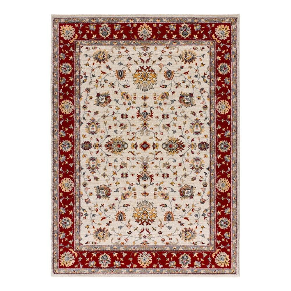 Czerwono-kremowy dywan 140x200 cm Classic – Universal