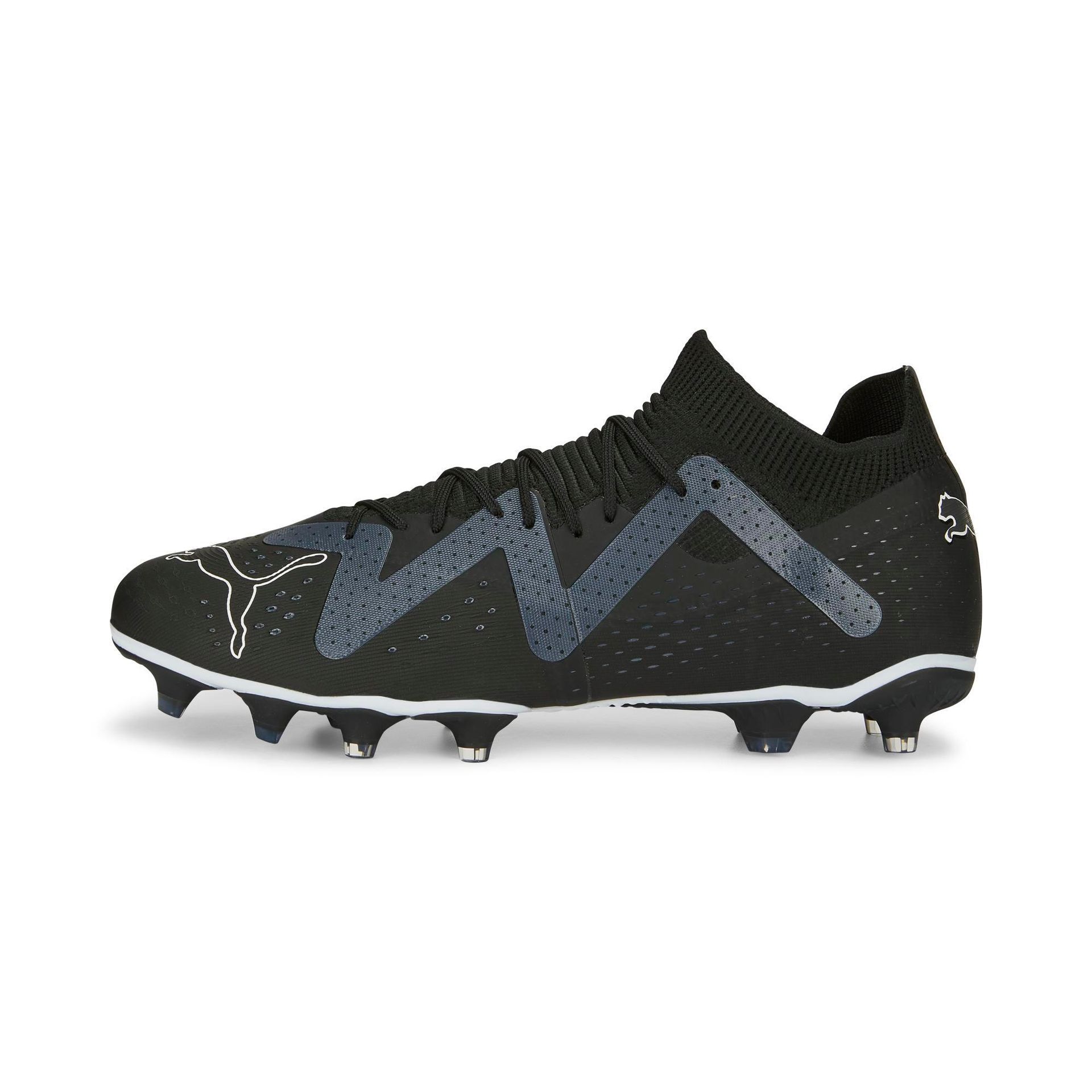 PUMA Męskie buty piłkarskie Future Match Fg/Ag, Czarna puma, biała puma, 44 EU