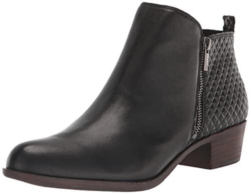 Lucky Brand Damskie botki baza botki, czarne/czarne, 5 UK
