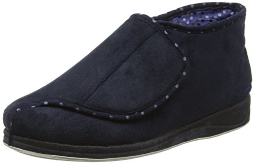 Padders Damskie kapcie Cherish Hi-Top, - niebieski (Blue Navy) - 39 EU