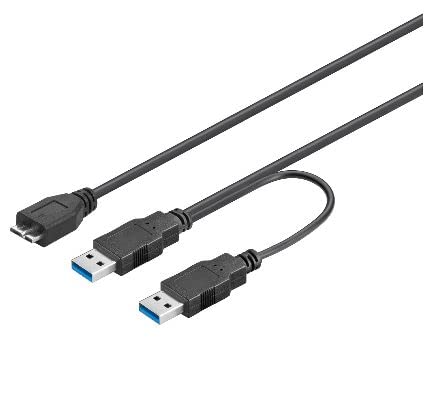 Kabel USB MicroConnect USB3.0 A-A-Micro 0,3m M-M-M USB3.0AAY03MICRO