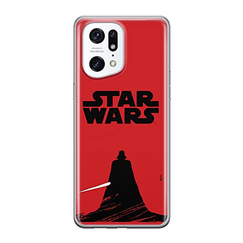 Etui Darth Vader 015 Star Wars Nadruk pełny Czerwony Producent: OPPO, Model: FIND X5 PRO