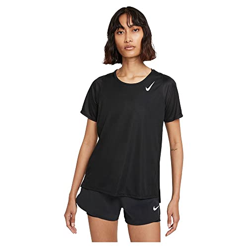 Nike Race Bluzka Czarny/Odblaskowy Srebrny XS