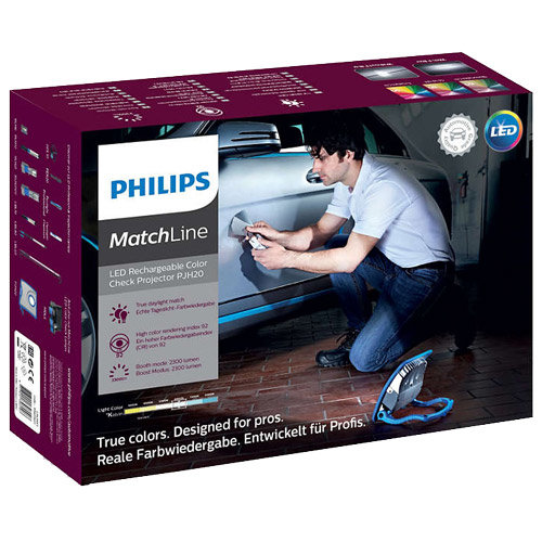 Philips Lampa przenośna akumulatorowa LPL39X1 SxWxG) 20.5 x 20.5 x 5.5 cm