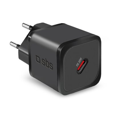 SBS Ładowarka sieciowa USB-C 30W PD Czarny TETRGAN1C30W