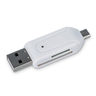 Forever Czytnik kart OTG USB & micro USB / SD & micro SD GSM014116