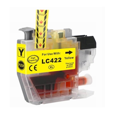 Tusz Zamiennik LC-422 XL Y do Brother (LC422XLY) (Żółty)|