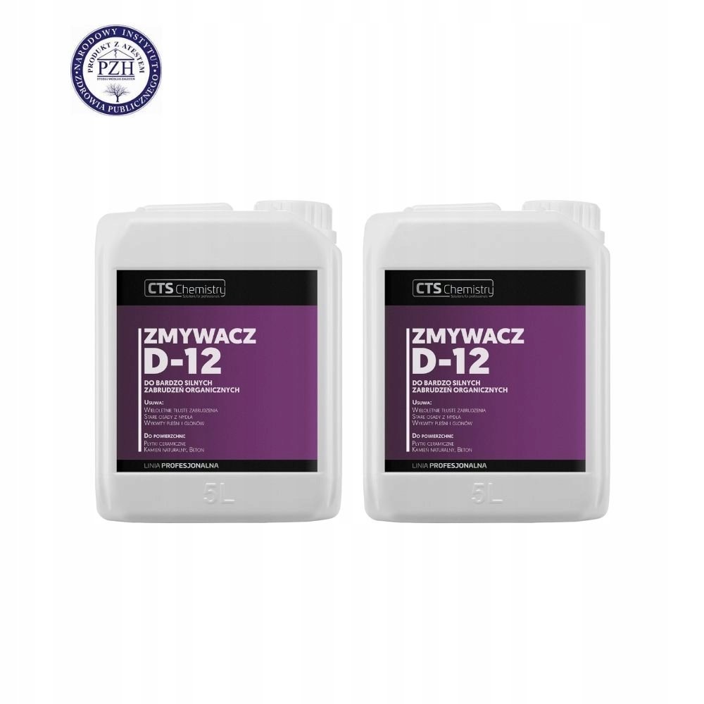 Zmywacz do b. silnych zabrudzeń organicznych D-12, 5L