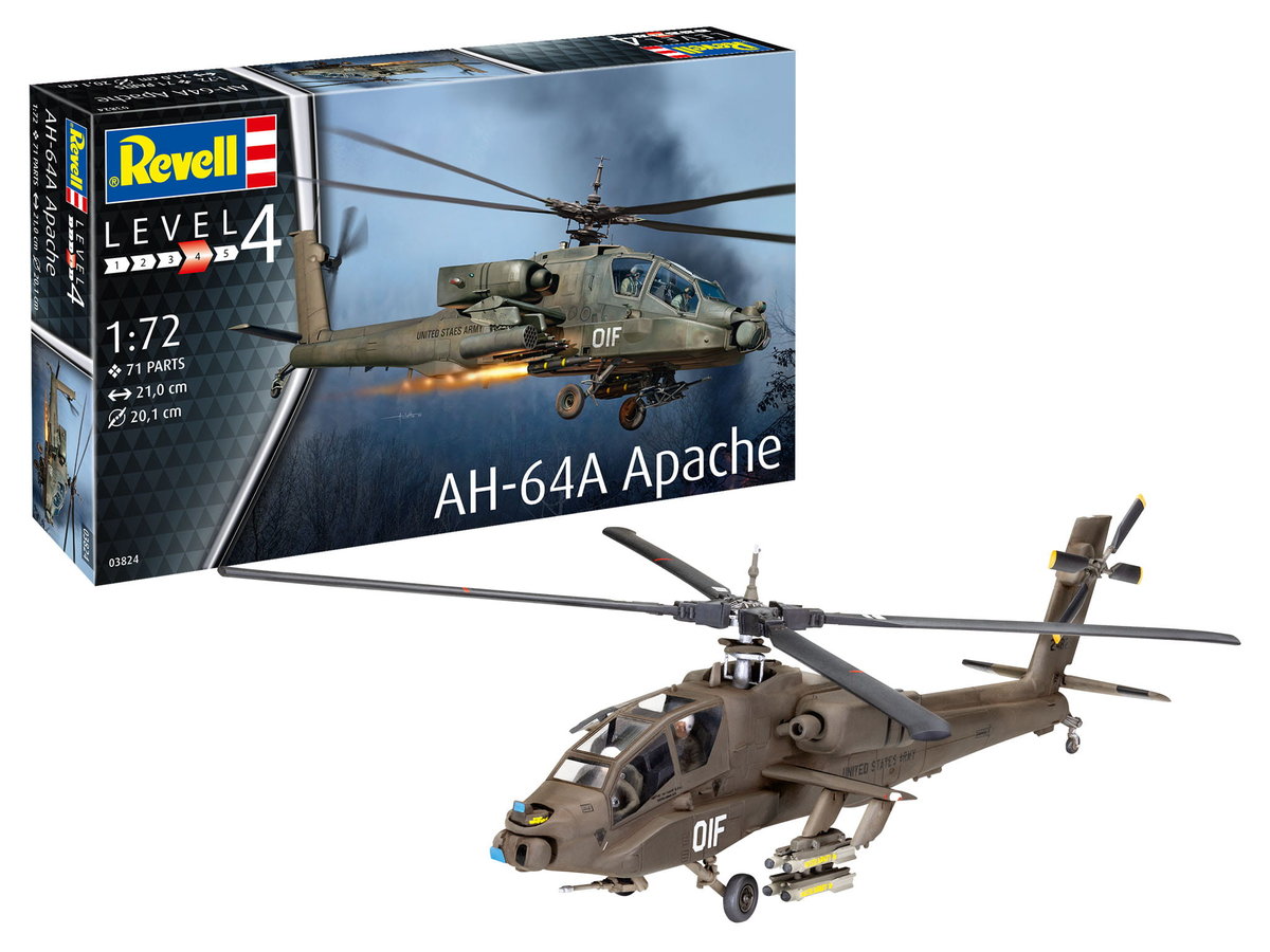 AH-64A Apache 1:72 Revell 03824