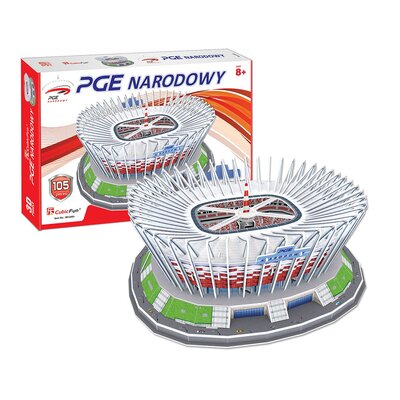 Cubicfun Puzzle 3D Stadion Narodowy 105 elementów